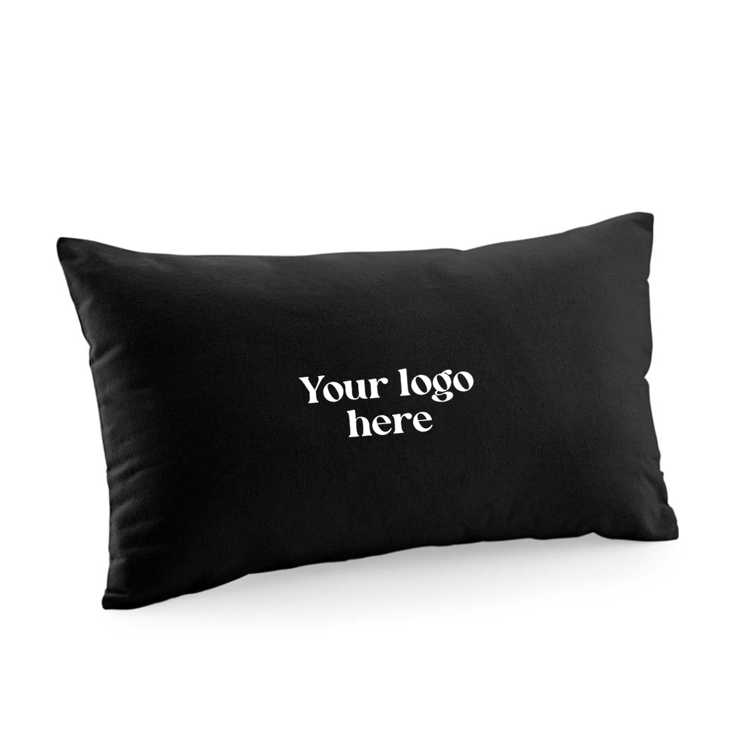 Westford Mill Fairtrade Cotton Embroidered Canvas Cushion