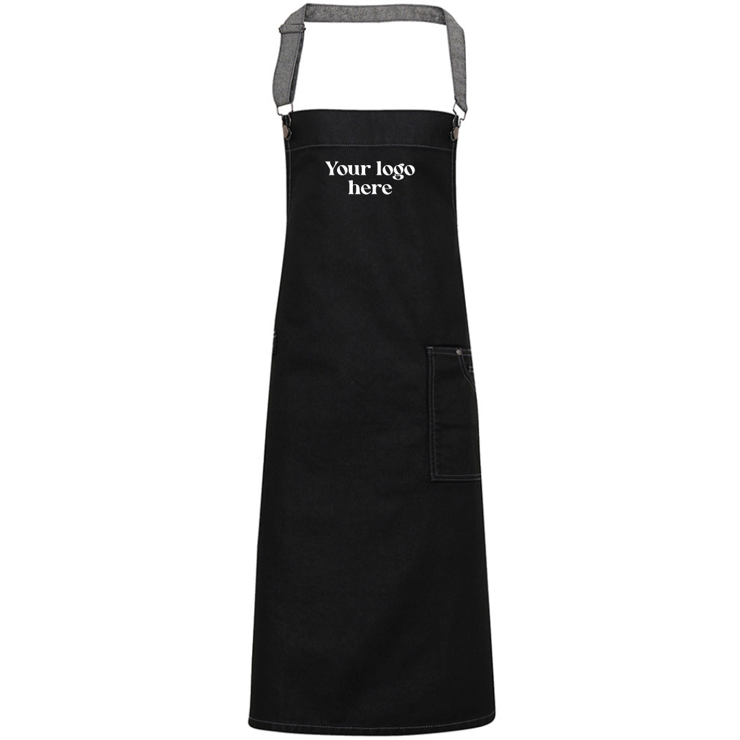 Premier District Embroidered Bib Apron