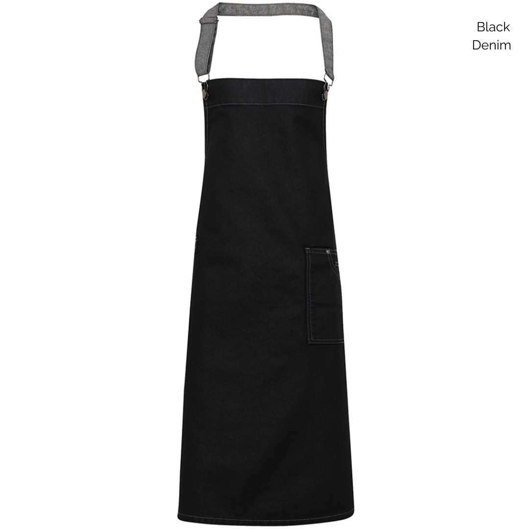 Premier District Embroidered Bib Apron