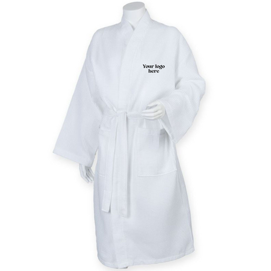 Towel City Embroidered Waffle Robe