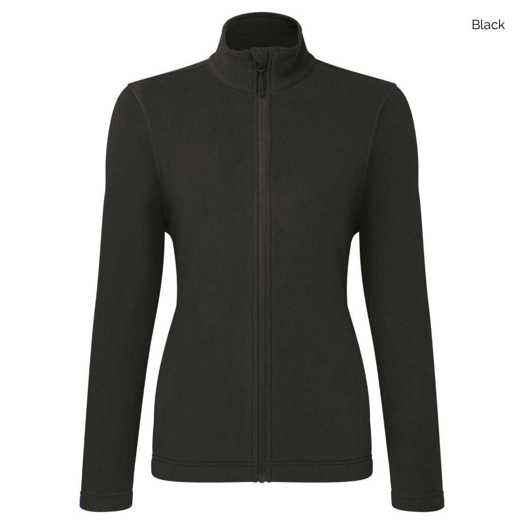 Women's 'Recyclight' Full Zip Embroidered Micro Fleece