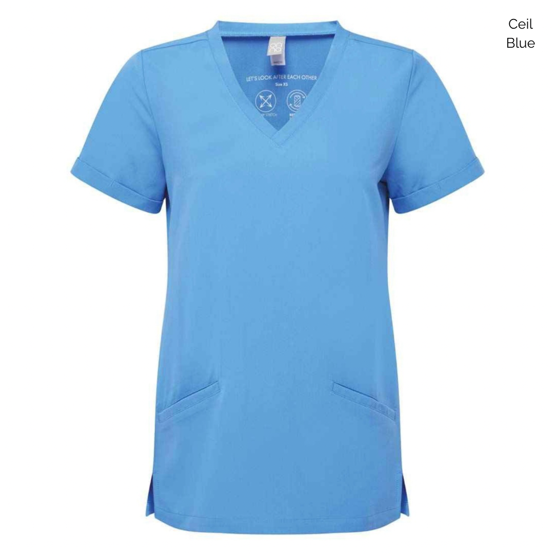 Premier Ladies Invincible Onna-Stretch Embroidered Tunic