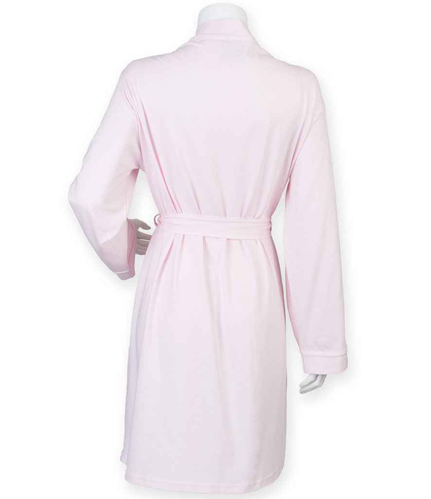 Towel City Ladies Embroidered Cotton Wrap Robe