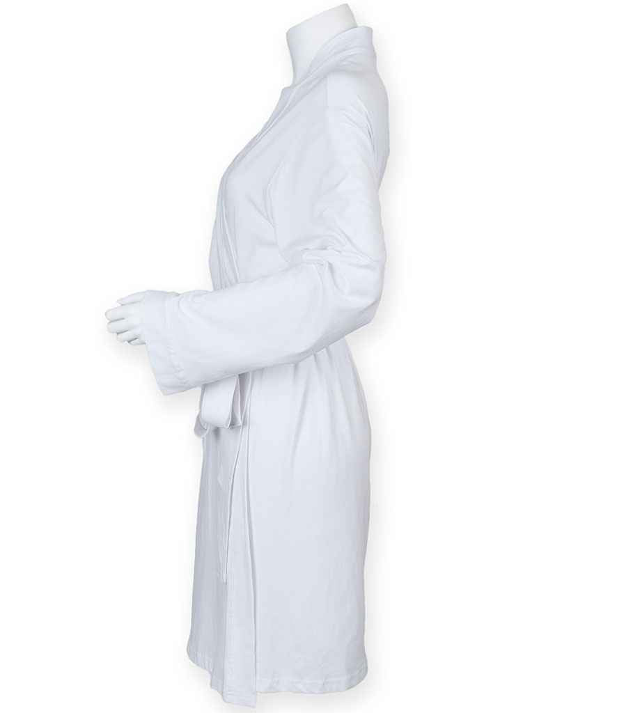 Towel City Ladies Embroidered Cotton Wrap Robe