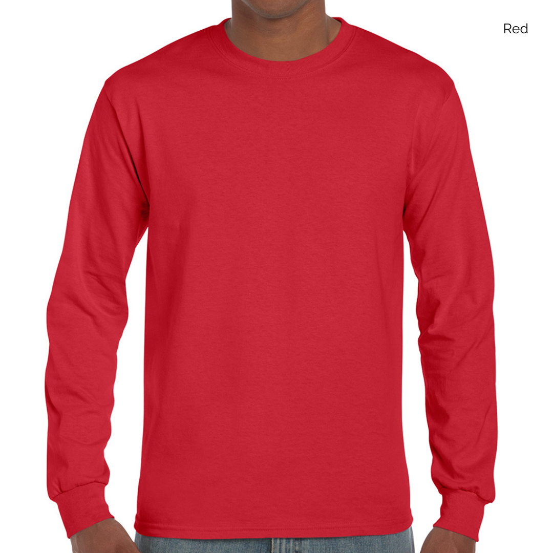 Gildan Ultra Cotton™ Unisex Long Sleeve Embroidered T-Shirt