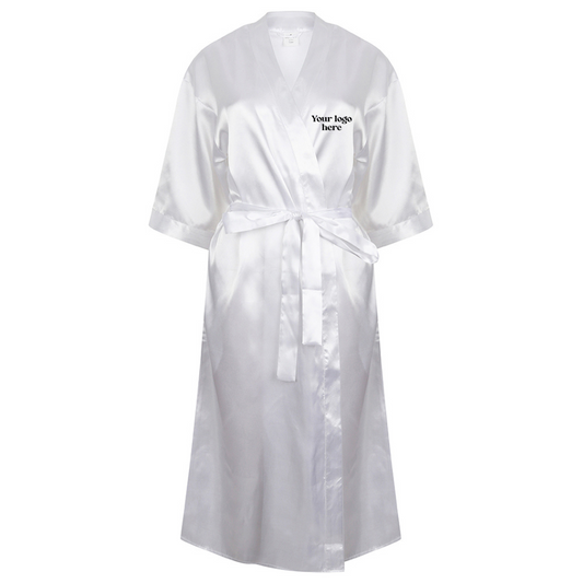 Towel City Ladies Printed Satin Robe