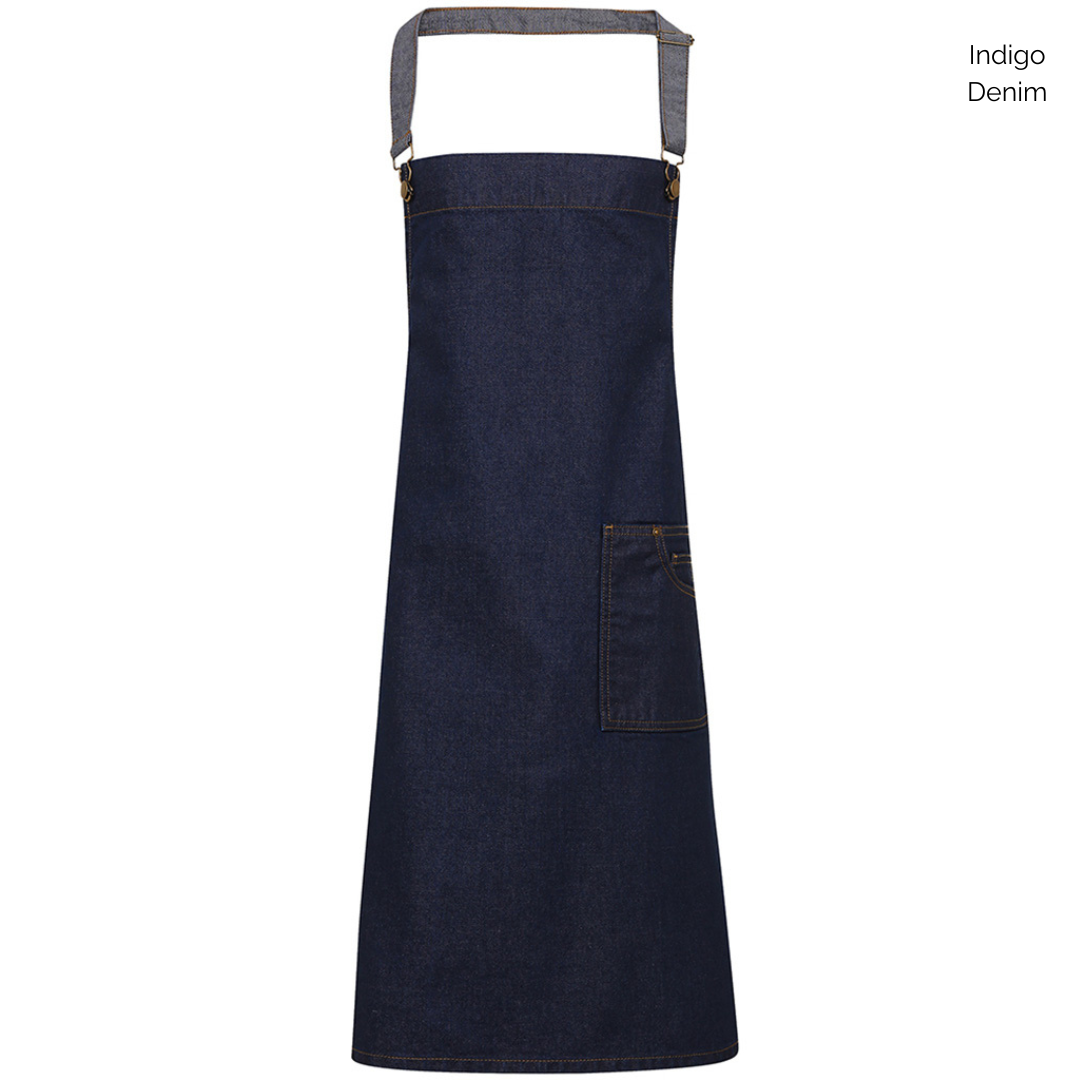 Premier District Embroidered Bib Apron