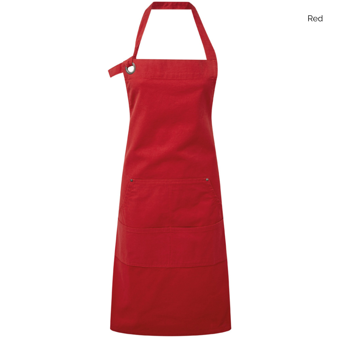 Premier Calibre Heavy Canvas Embroidered Pocket Apron