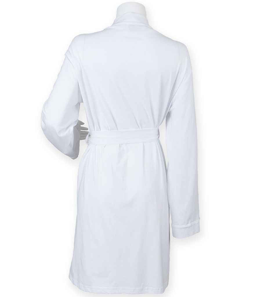 Towel City Ladies Embroidered Cotton Wrap Robe