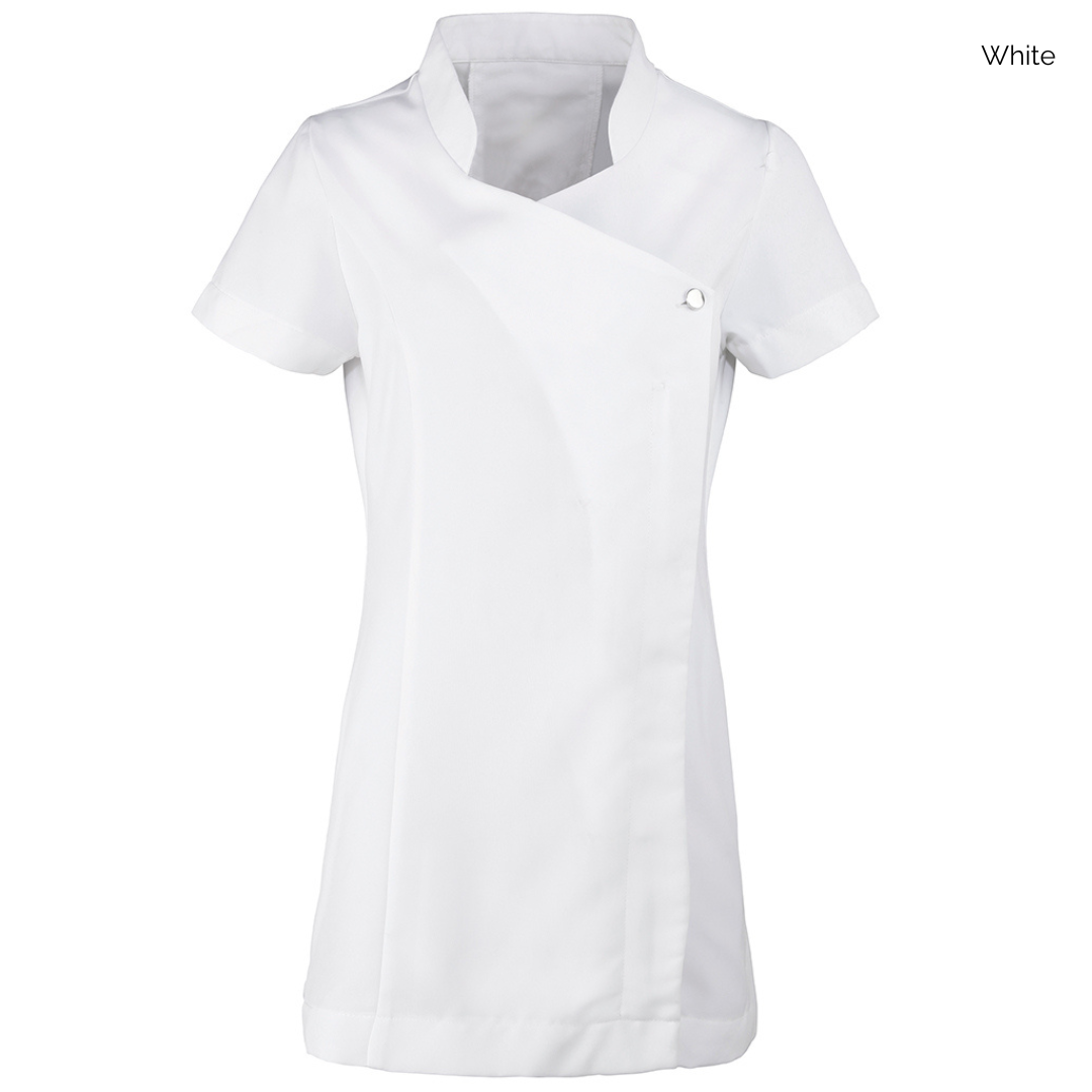 Premier Ladies Blossom Short Sleeve Embroidered Tunic