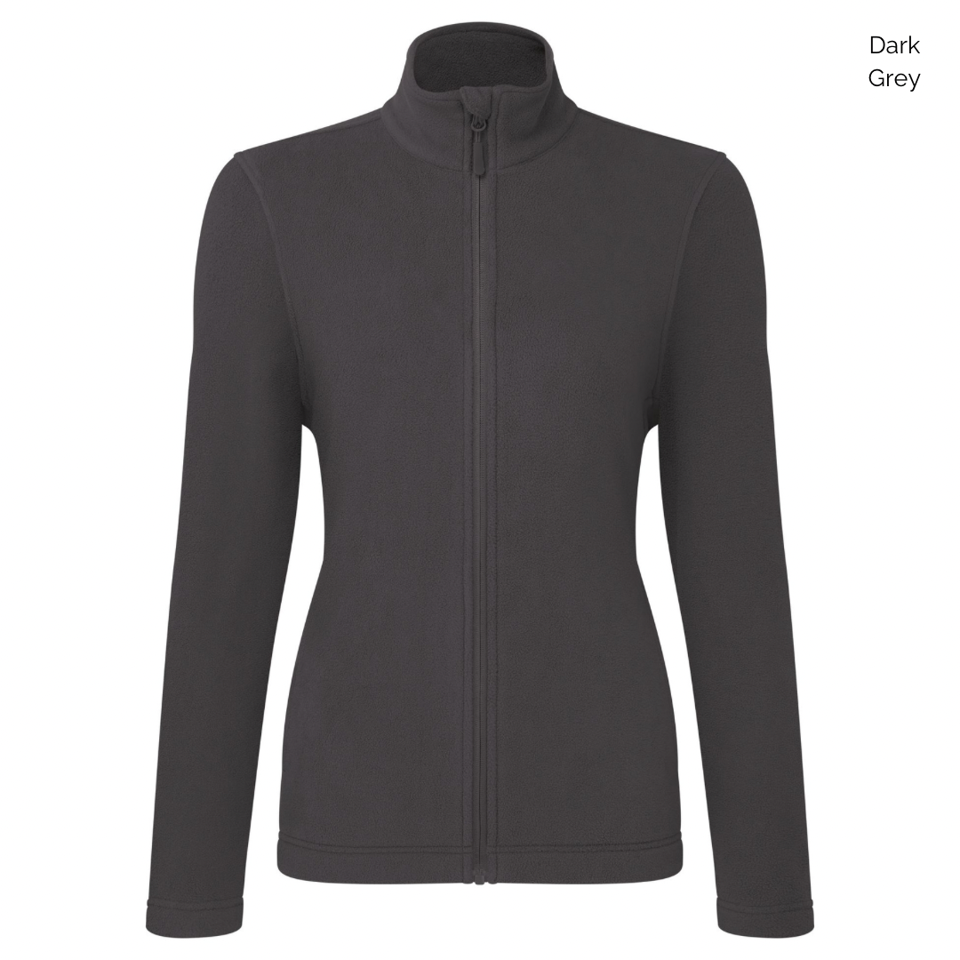 Women's 'Recyclight' Full Zip Embroidered Micro Fleece