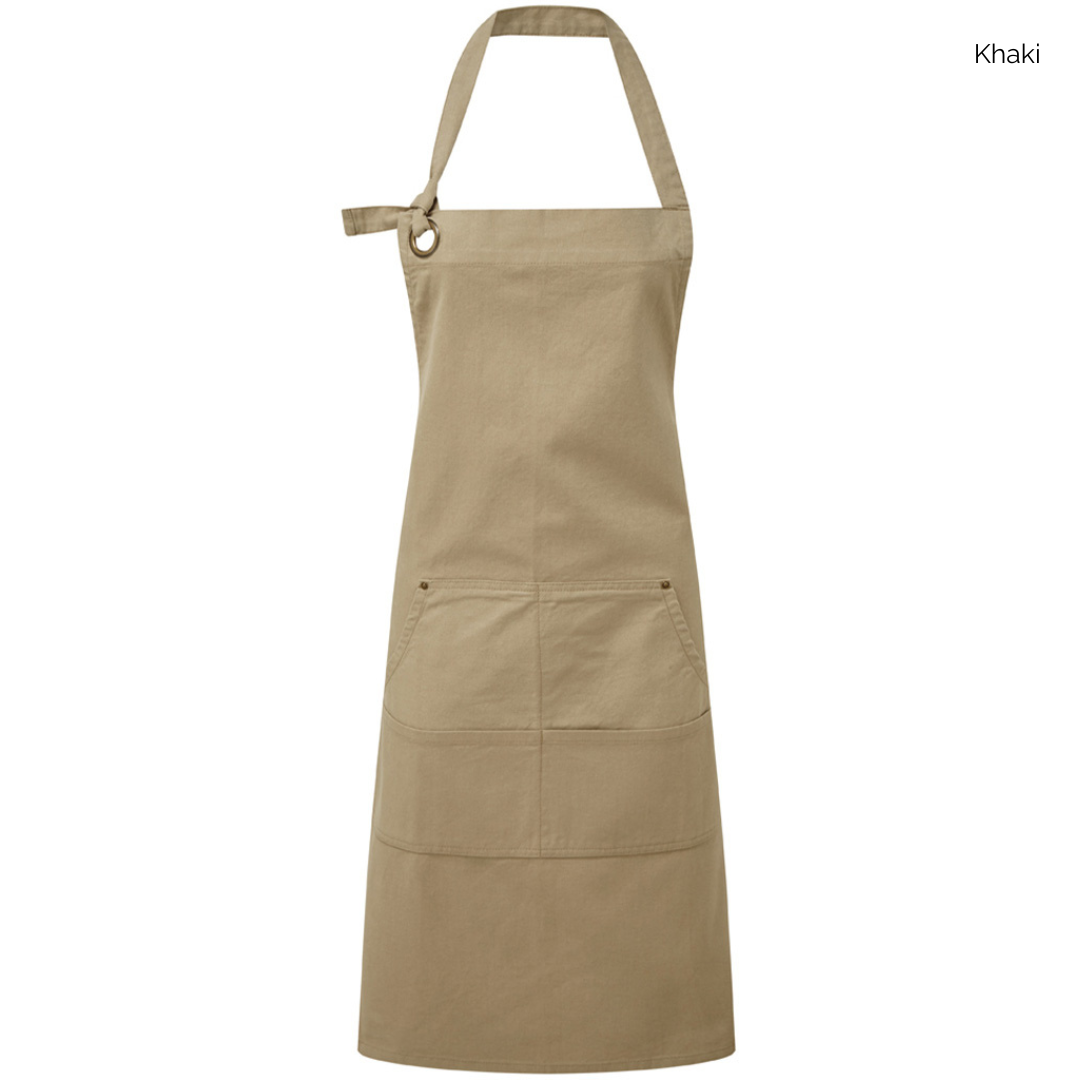 Premier Calibre Heavy Canvas Embroidered Pocket Apron