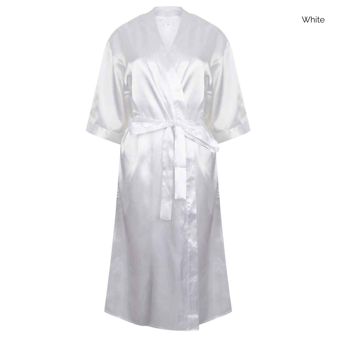 Towel City Ladies Printed Satin Robe